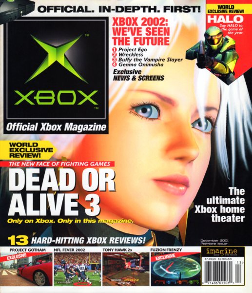 Cover of Official Xbox Magazine issue 1