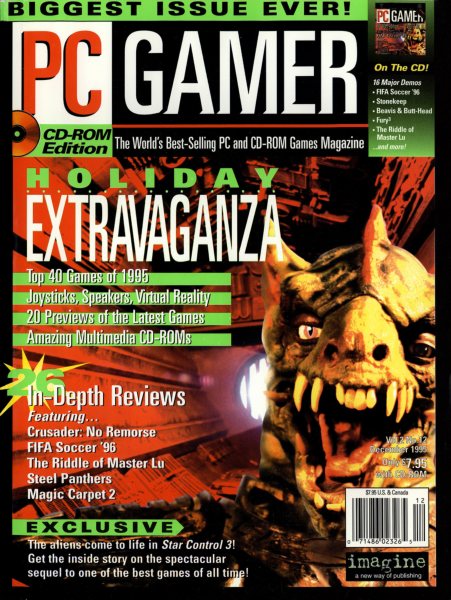 Cover of PC Gamer (US) issue 12