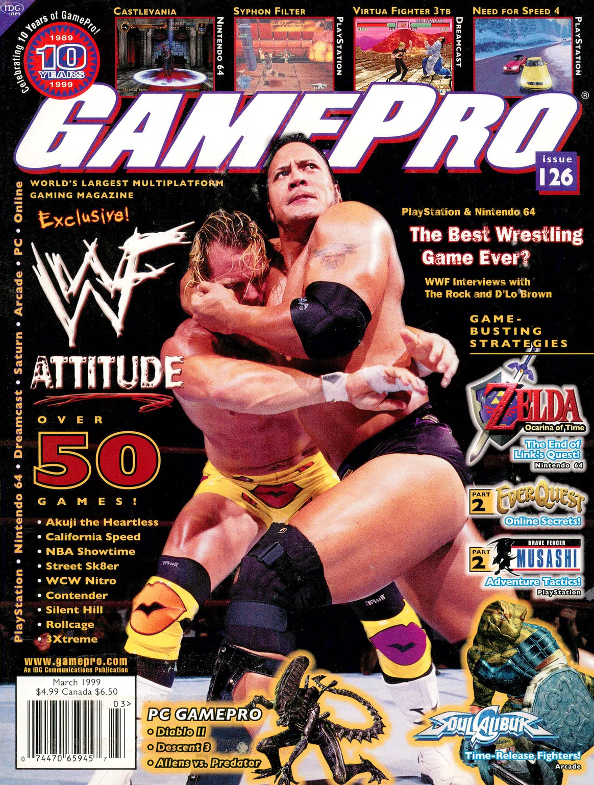 GamePro issue 126, March 1999, page 1