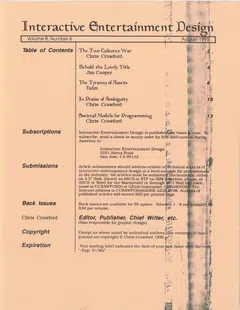 The Journal of Computer Game Design #6 p1